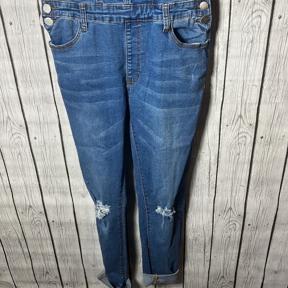 Twiin sisters denim overalls size Large - Picture 4 of 14